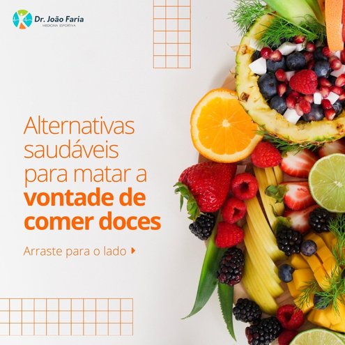 Alternativas saudáveis para matar a vontade de comer doces