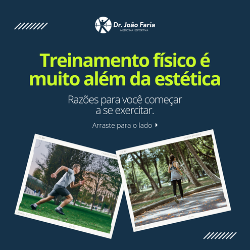 Treinamento físico é muito além da estética - Razões para você começar a se exercitar