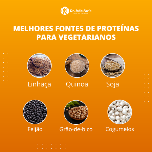 Melhores fontes de proteínas para vegetarianos