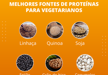 Melhores fontes de proteínas para vegetarianos