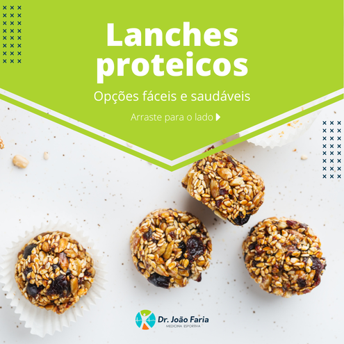 Lanches proteicos - Opções fáceis e saudáveis