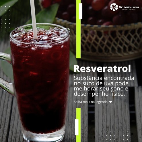 Resveratrol - Substância encontrada no suco de uva pode melhorar seu sono e desempenho físico.