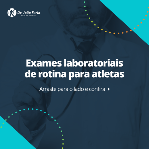 Exames laboratoriais de rotina para atletas