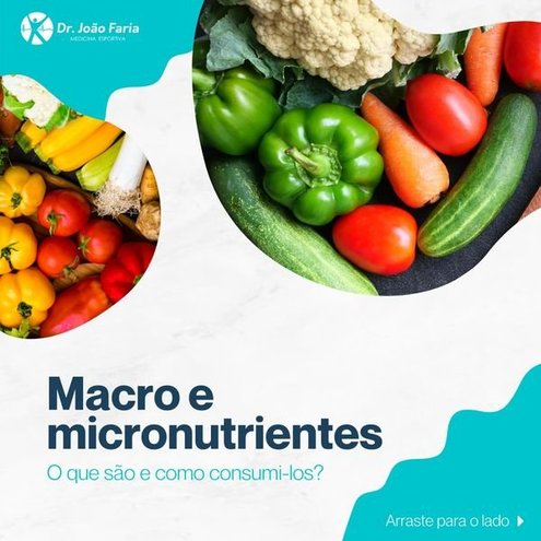 Macro e Micronutrientes - O que são e como consumi-los?