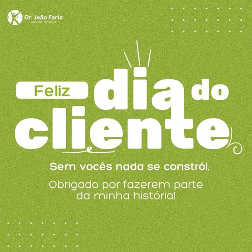 Feliz Dia do Cliente