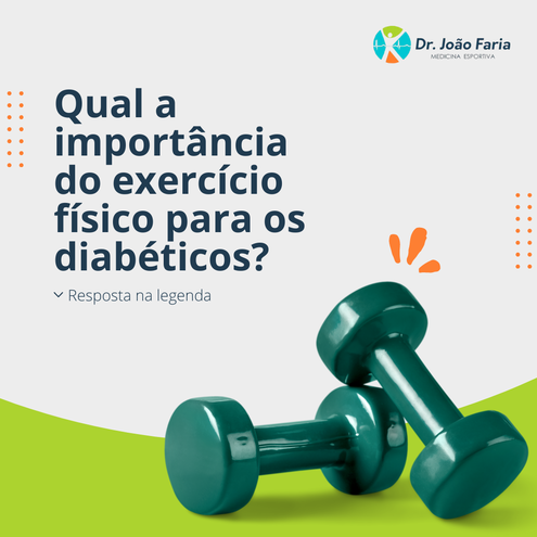 Qual a importância do exercício físico para os diabéticos?