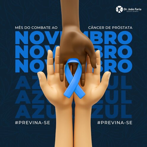 Novembro Azul - Mês de combate ao câncer de próstata