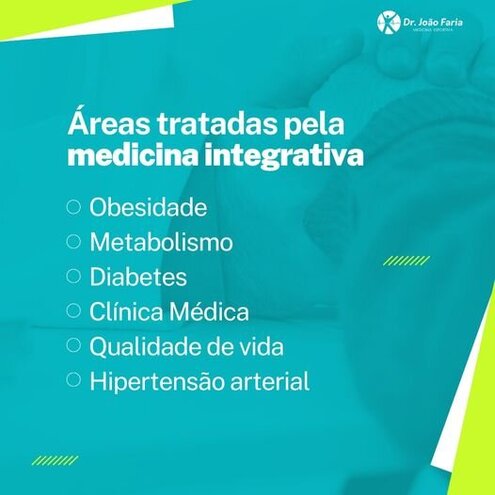 Áreas tratadas pela Medicina Integrativa