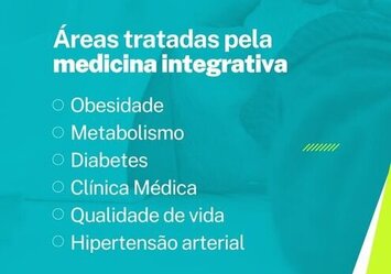 Áreas tratadas pela Medicina Integrativa