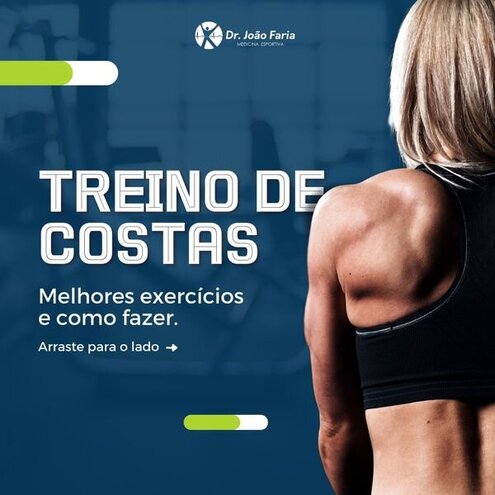 Treino de Costas - melhores exercícios e como fazer