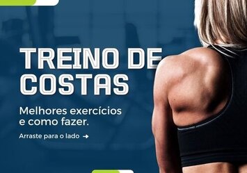 Treino de Costas - melhores exercícios e como fazer