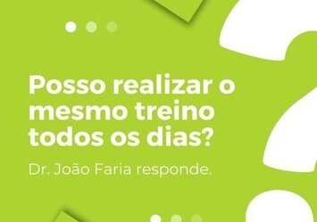 Posso realizar o mesmo treino todos os dias?