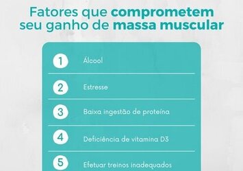 Fatores que comprometem seu ganho de massa muscular