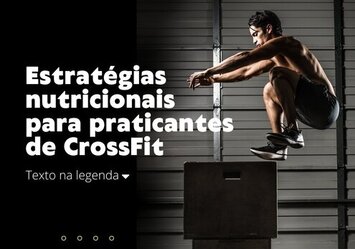 Estratégias nutricionais para praticantes de CrossFit