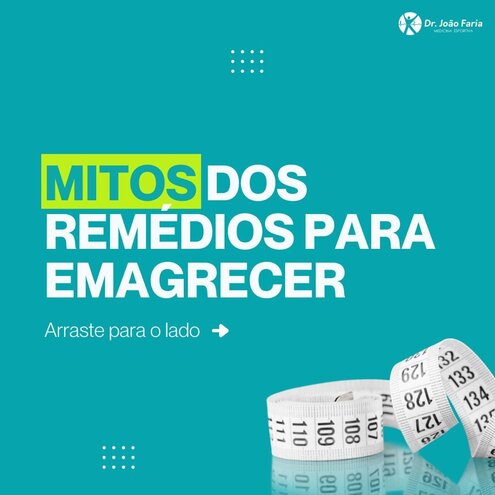 Mitos dos remédios para emagrecer