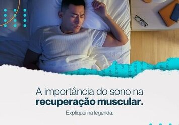 A importância do sono na recuperação muscular