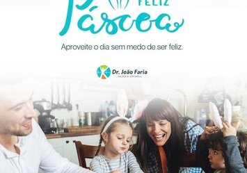 Feliz Páscoa - Aproveite o dia sem medo de ser feliz