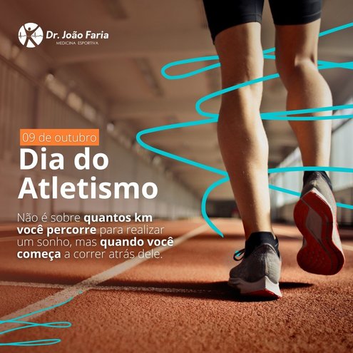 Dia do Atletismo: Não é sobre quantos km você percorre para realizar um sonho, mas quando você começa a correr atrás dele