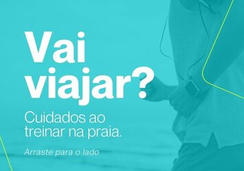 Vai viajar? Cuidados ao treinar na praia