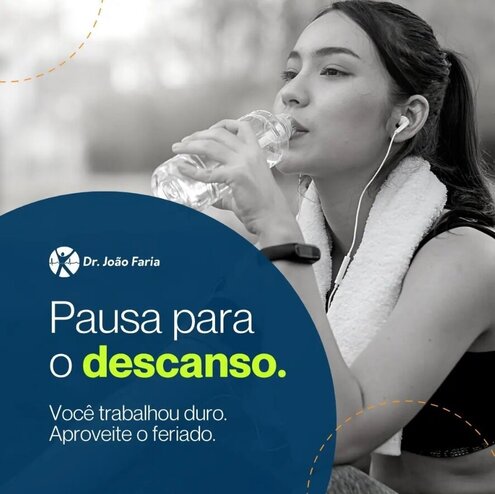 Pausa para o descanso. Você trabalhou duro. Aproveite o feriado.