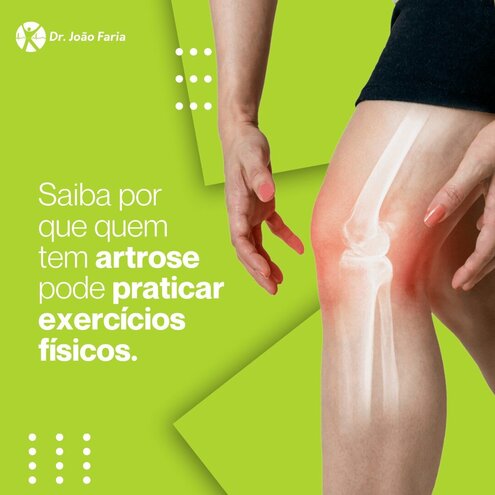 Saiba por que quem tem artrose pode praticar exercícios físicos