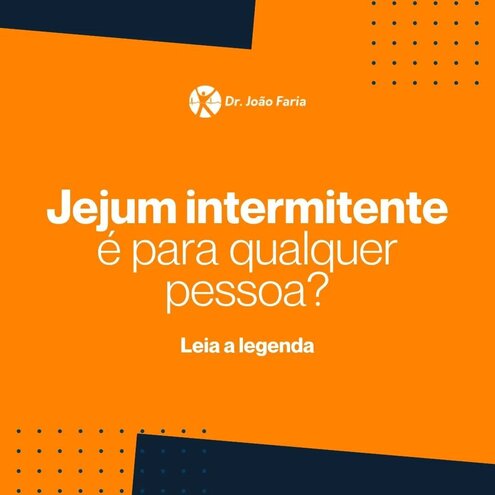 Jejum intermitente é para qualquer pessoa?