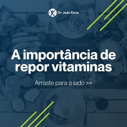 A importãncia de repor vitaminas