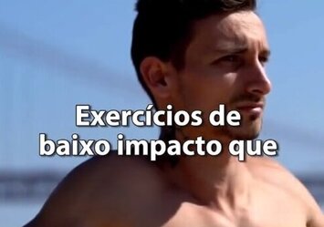 Exercícios de baixo impacto que...