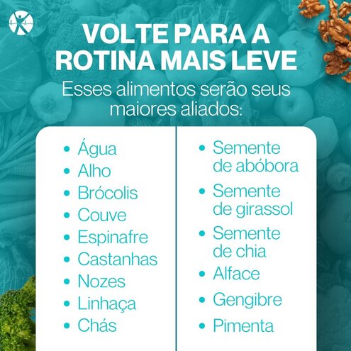 Volte para a rotina mais leve