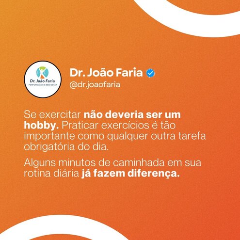 Se exercitar não deveria ser um hobby...