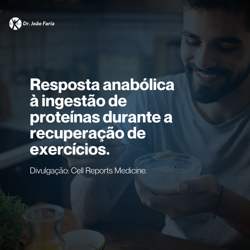 Rsposta anabólica à ingestão de proteínas durante a recuperação de exercícios