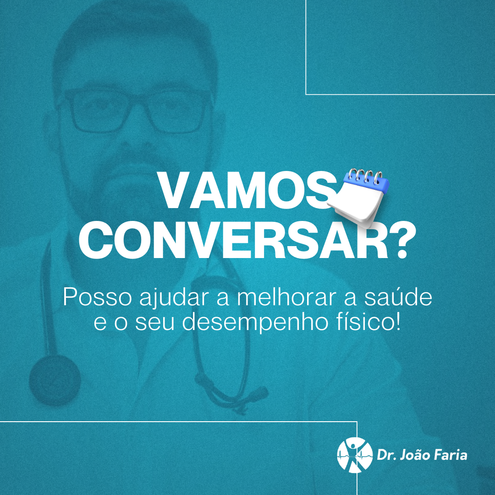 Vamos conversar? Posso ajudar a melhorar a saúde e o seu desempenho físico!