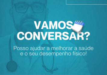 Vamos conversar? Posso ajudar a melhorar a saúde e o seu desempenho físico!