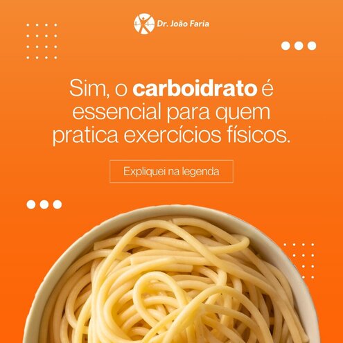 Sim, o carboidrato é essencial para quem prática exercícios físicos