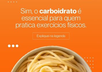 Sim, o carboidrato é essencial para quem prática exercícios físicos