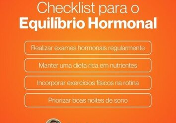 Checklist para o Equilíbrio Hormonal