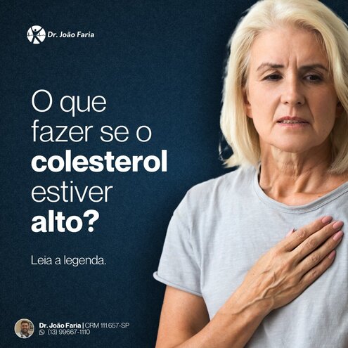 O que fazer se o colesterol estiver alto?