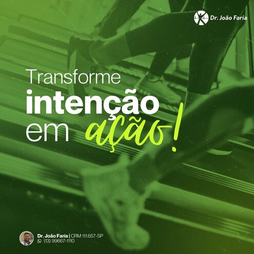 Transforme intenção em ação!