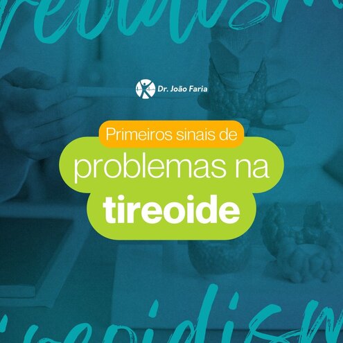 Primeiros sinais de problemas na tireoide