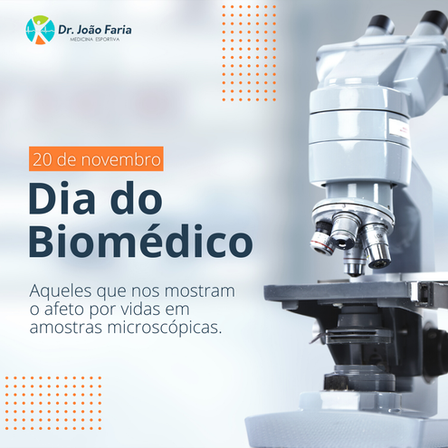 Dia do Biomédico - Aqueles que nos mostram o afeto por vidas em amostras microscópicas