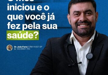 O mês iniciou e o que você já fez pela sua saúde?