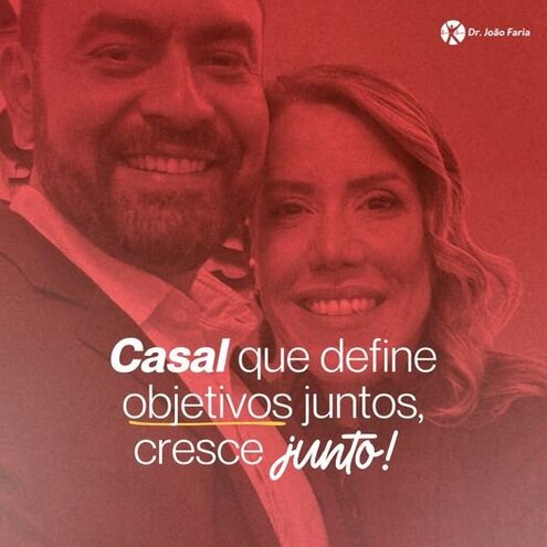 Casal que define objetivos juntos, cresce juntos!