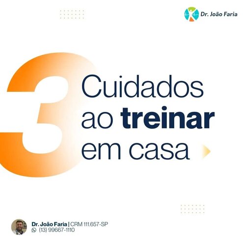 3 Cuidados ao treinar em casa