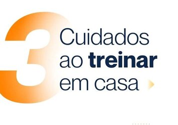 3 Cuidados ao treinar em casa