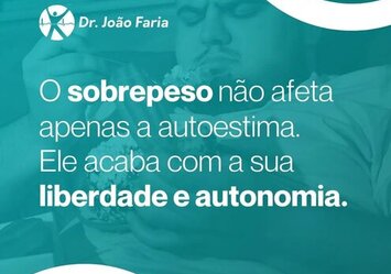 O sobrepeso não afeta apenas a autoestima. Ele acaba com sua liberdade e autonomia.