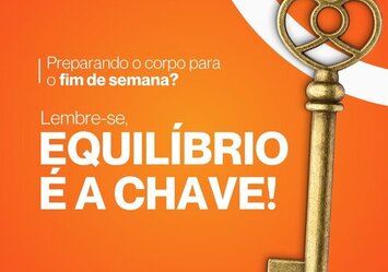 Equilíbrio é a chave!