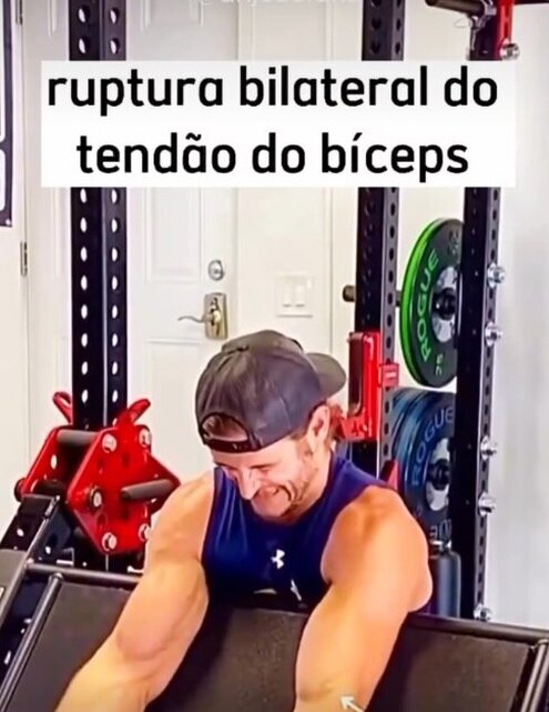 Atenção na execução da musculação!