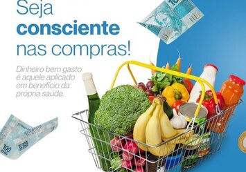 Seja consciente nas compras!