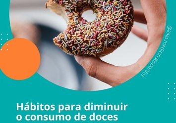 Hábitos para diminuir o consumo de doces