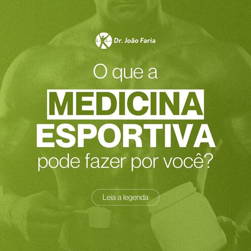 O que a Medicina Esportiva pode fazer por você?